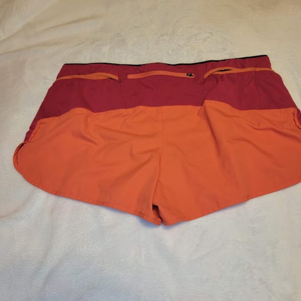 Patagonia Strider Pro Trail Running Shorts Orange Red Women’s M - Picture 3 of 7
